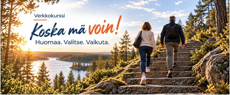 Koska mä voin! Huomaa. Valitse. Vaikuta. by Tietoinen toimija - Viisas itsensä johtaja